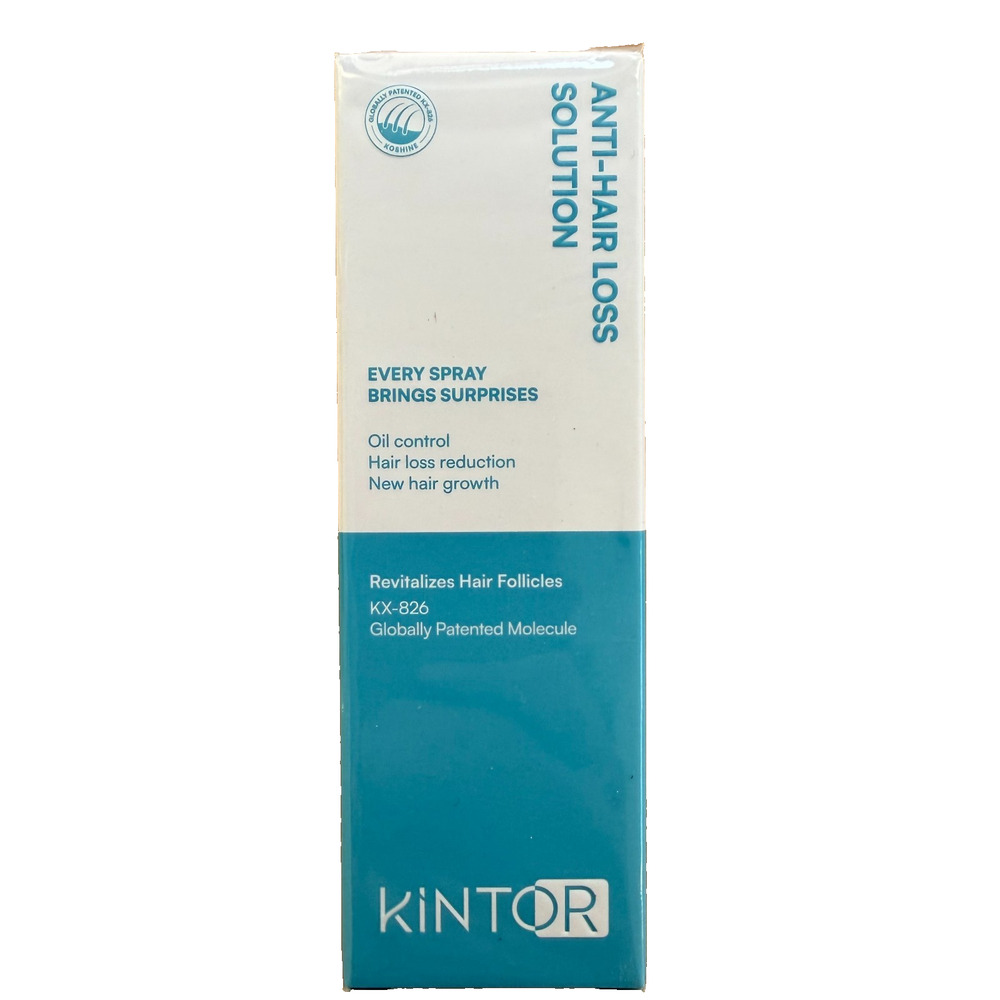 New Kintor Anti Hair Loss Solution Treatment KX-826 60mL exp 2027